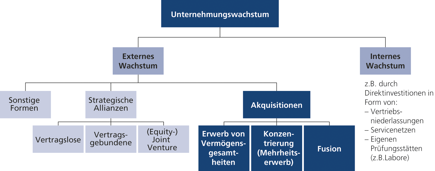 Abb. 1 &bull; Akquisitionen in der Wachstumstheorie